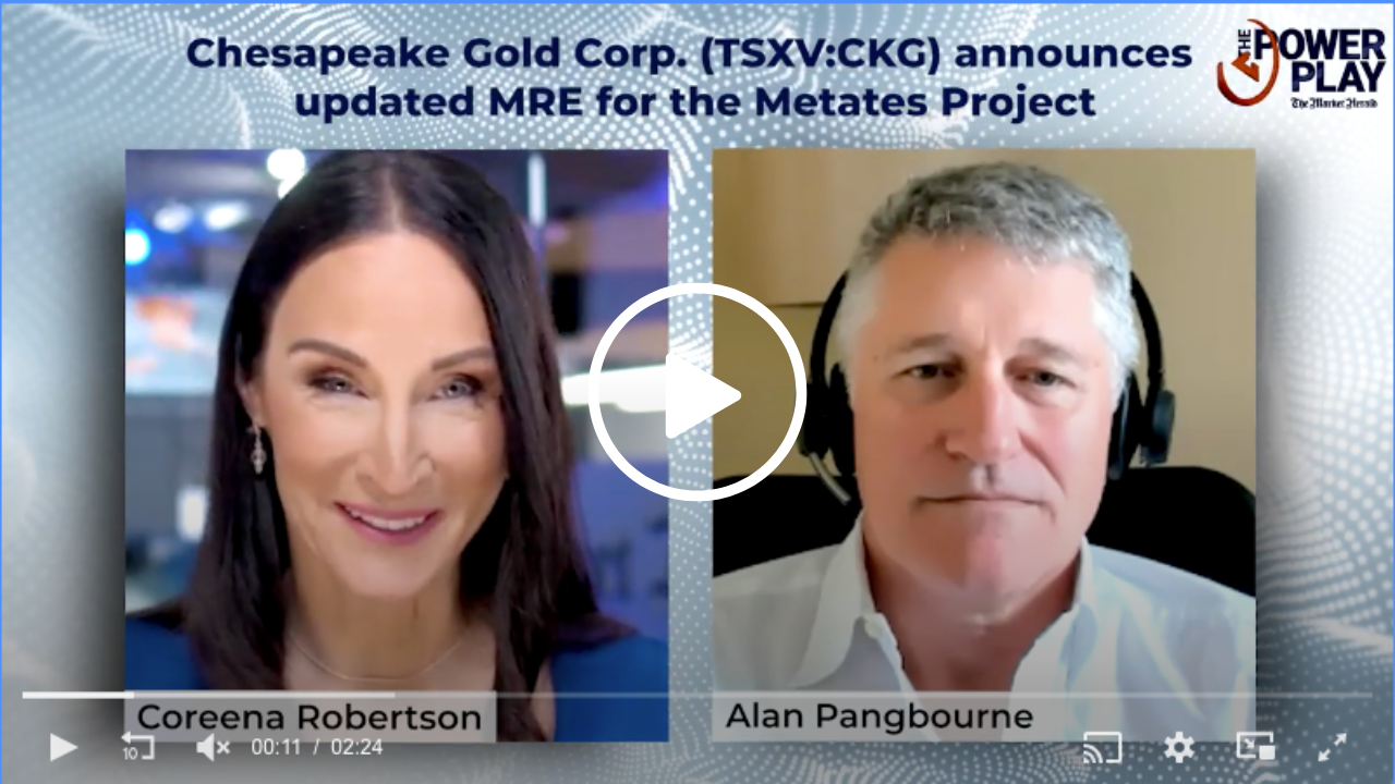 Chesapeake Gold Corp TSXV - CKG OTCQX - CHPGF 02-23 Video