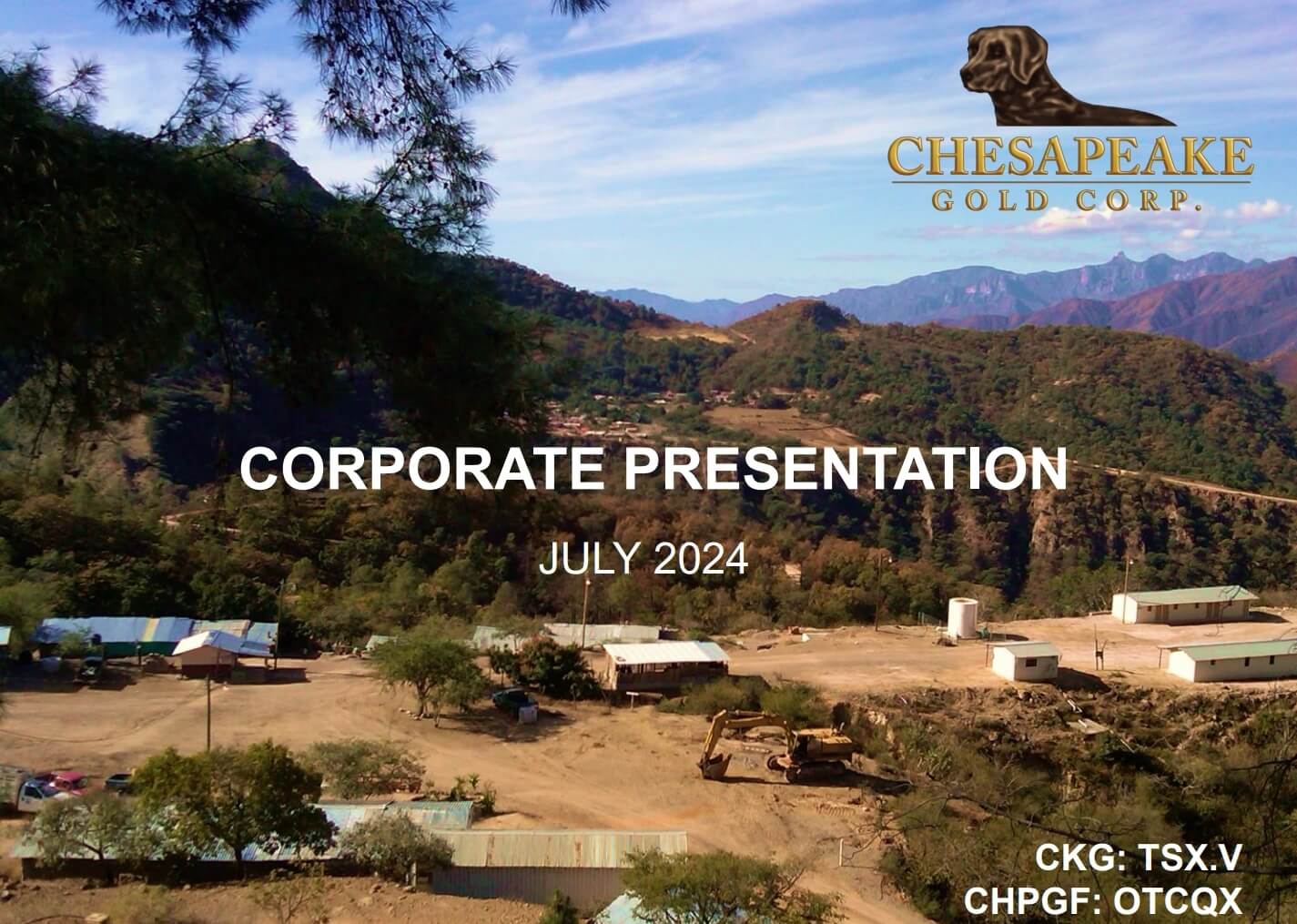 Chesapeake Gold Corp TSXV - CKG OTCQX - CHPGF Investor Presentation Feb 2023